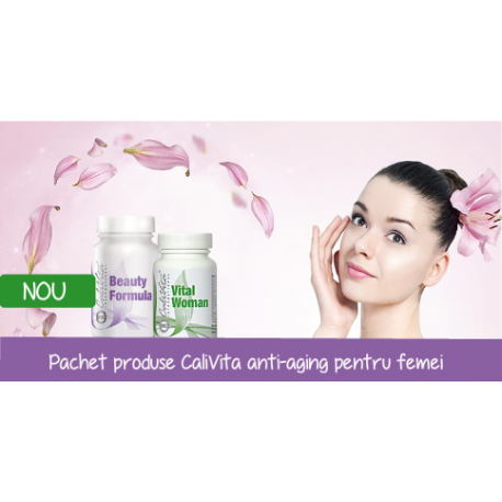 Pachet produse CaliVita anti-aging pentru femei
