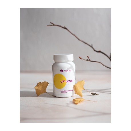 qProtect - Stimulator al circulatiei si antioxidant pe baza de Ginkgo  qProtect - Stimulator al circulatiei si antioxidant pe baza de Ginkgo